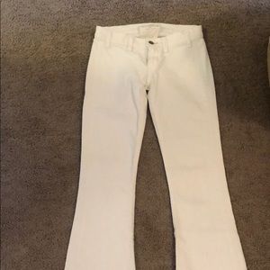 Elizabeth and James white bootcut jeans
